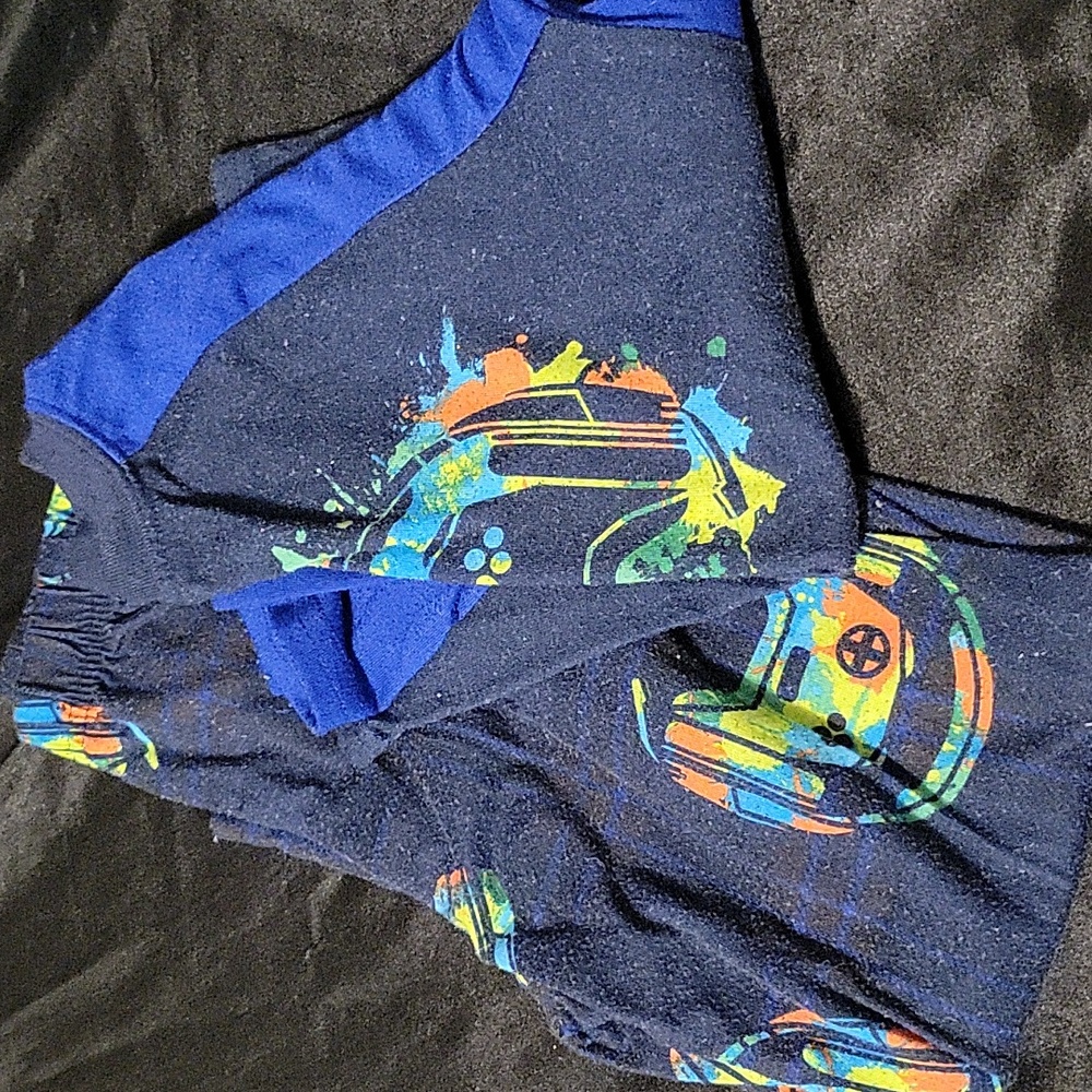 The Children's Place Blue and Multicolor Kids Pajama Set